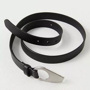 Free People Black Leather Belt